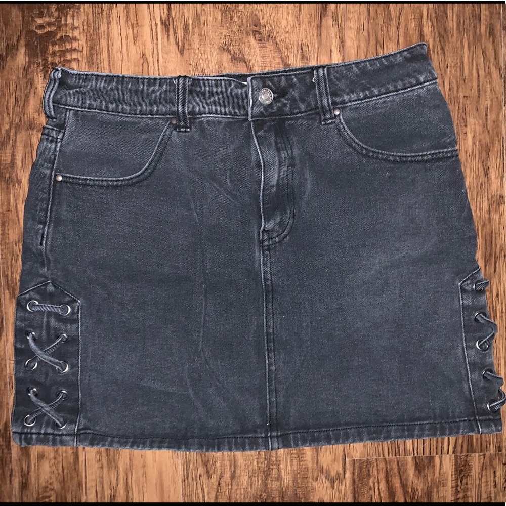 Black Jean Pacsun Skirt